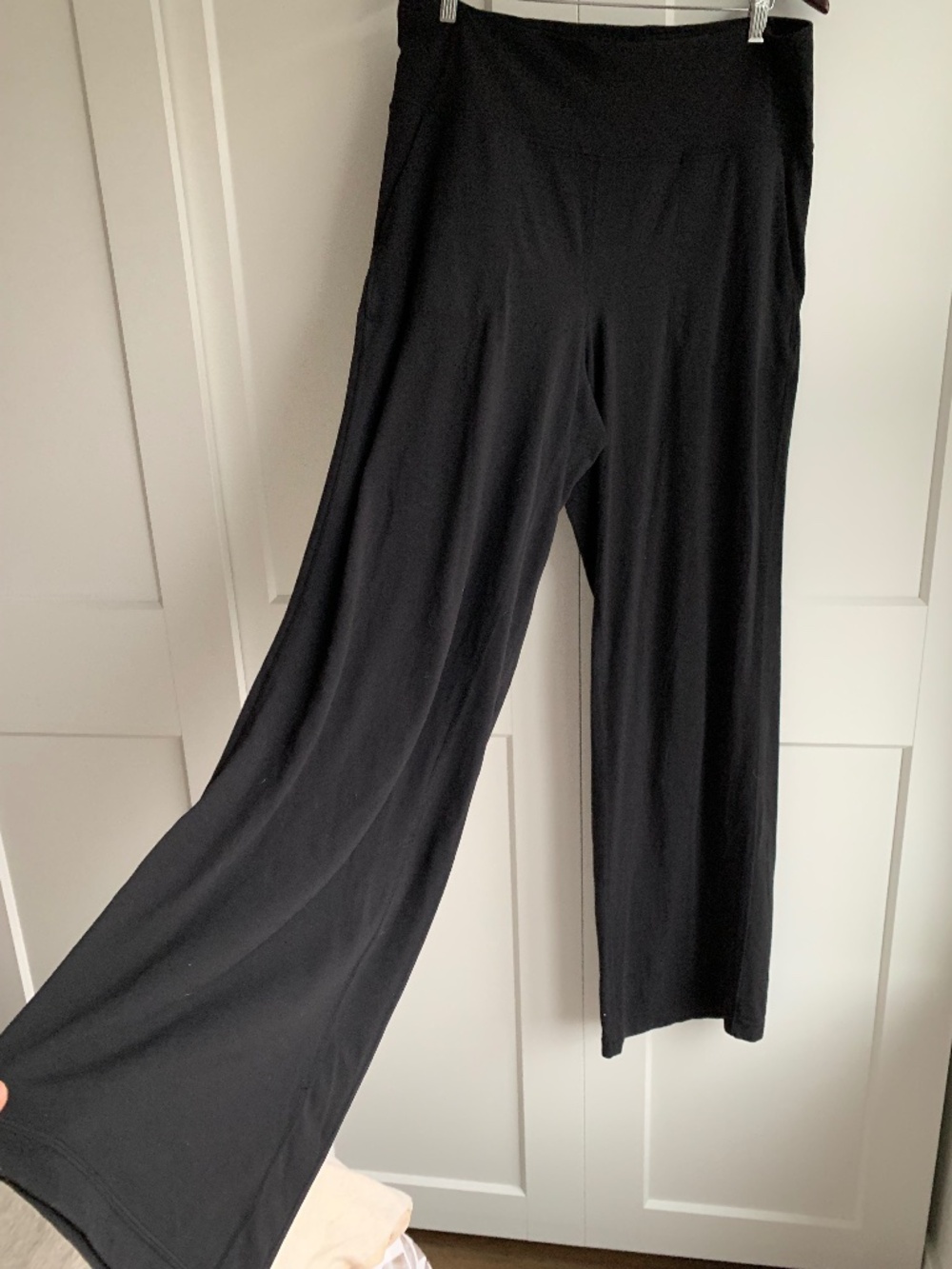 Lululemon Align Wide Leg Pants Size 14 Tall in BLACK